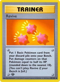 pokemon Base Set (Shadowless) Revive