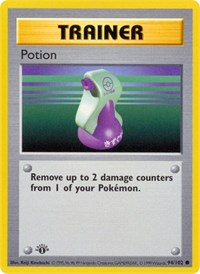 pokemon Base Set (Shadowless) Potion