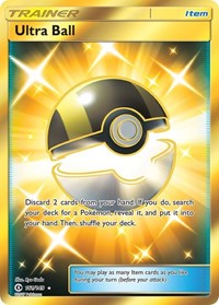 pokemon SM Base Set Ultra Ball (Secret)