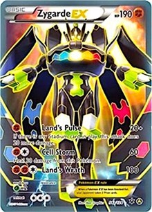 pokemon Alternate Art Promos Zygarde EX - 54a/124