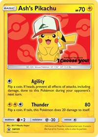Pokemon SM Promos Ash's Pikachu - SM109
