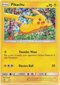 pokemon McDonald's Promos 2017 Pikachu - 5/12