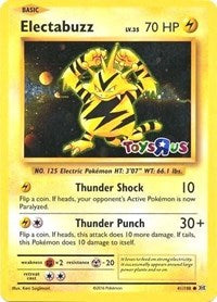 pokemon Miscellaneous Cards & Products Electabuzz - 41/108 (Toys R Us Promo)