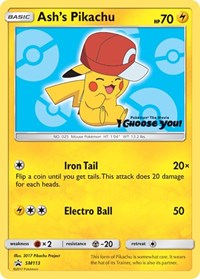 pokemon SM Promos Ash's Pikachu - SM113