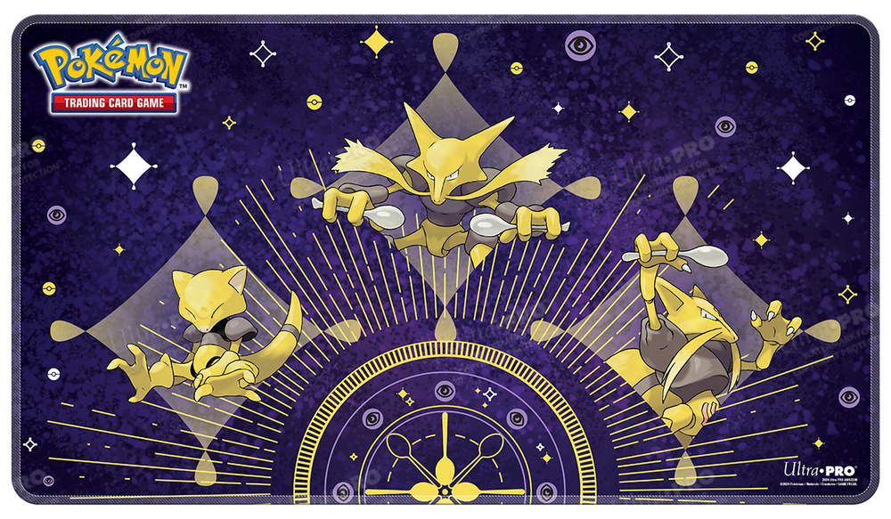Abra Evolutions ステッチ入りポケモンプレイマット