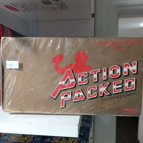 1990 Action Packed Football Box