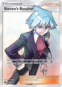 Pokemon SM - Celestial Storm Steven's Resolve (Full Art)