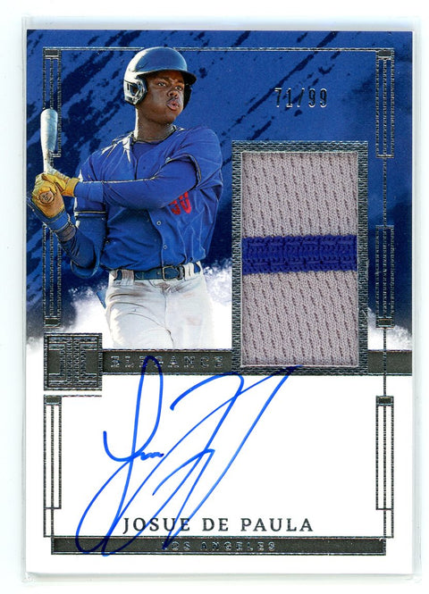 2024 Panini Impeccable #EPJ-JDP Josue De Paula Elegance Patch Auto