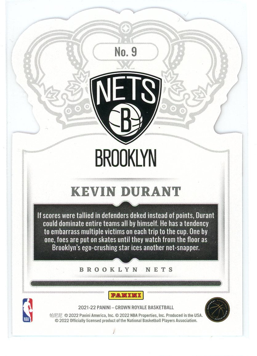 2021-22 Crown Royale #9 Kevin Durant