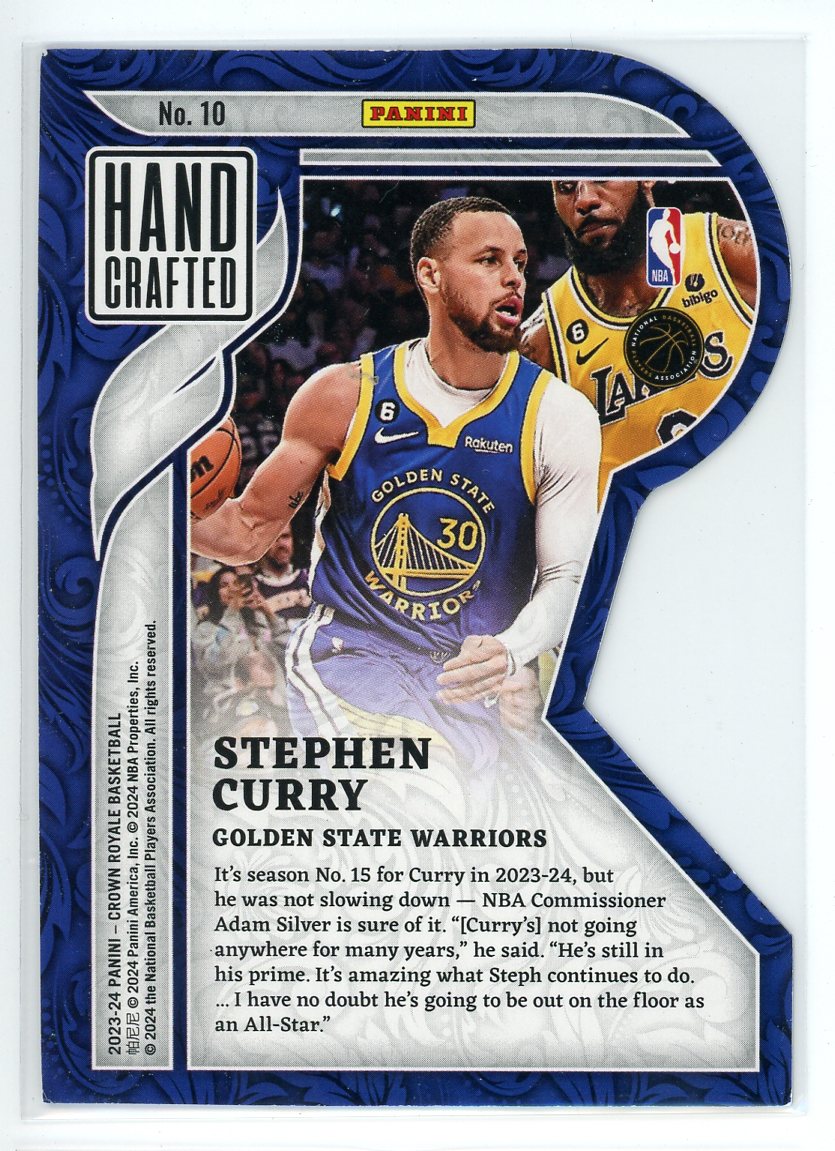 2023-2024 Panini Crown Roya #10 Stephen Curry Hand Crafted