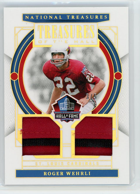 2023 National Treasures #TOH-RWE Roger Wehrli Treasures of the Hall Patch