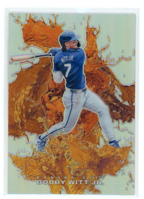 2024 Panini Black Friday #BW Bobby Witt Jr. Splash of Color Silver Prizm /99