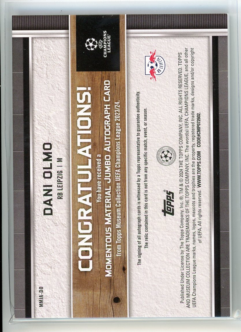 2024 Topps Museum #MMIA-DO Dani Olmo Momentous Material /25