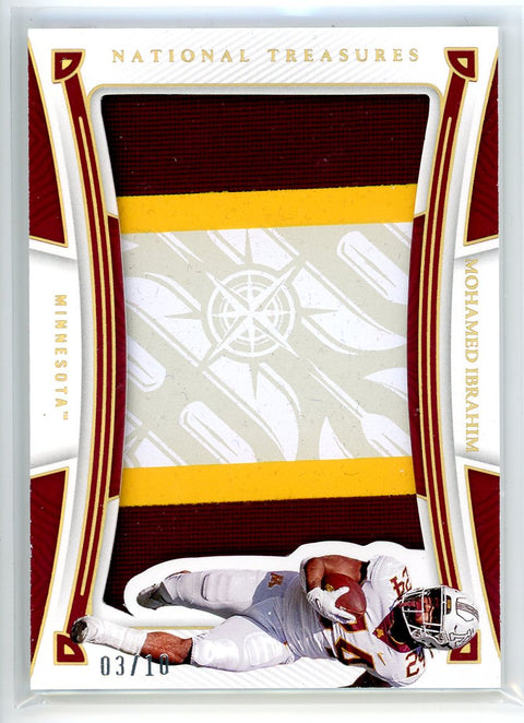2023 Panini National Treasures Collegiate #RS-MOI Mohamed Ibrahim /10