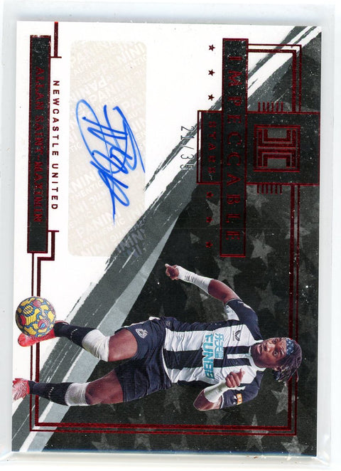 2021-22 Panini Impeccable Stars #IS-ASM Allan Saint-Maximin Ruby /35