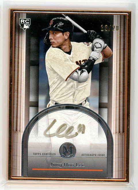 2024 Topps Museum #HMA-JHL Jung-Ho Lee Certified Autograph issue /20