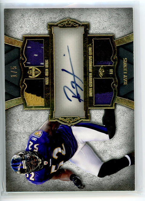2011 Topps Supreme #SAQR-RL Ray Lewis Autograph Issue /5