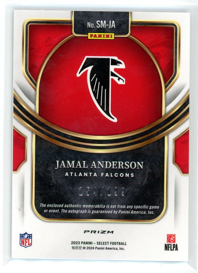2024 Panini Select #SM-JA Jamal Anderson Prizm /199