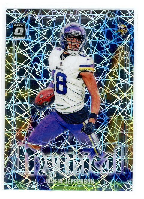 2023 Donruss Optic #9 Justin Jefferson Mythical Prizm