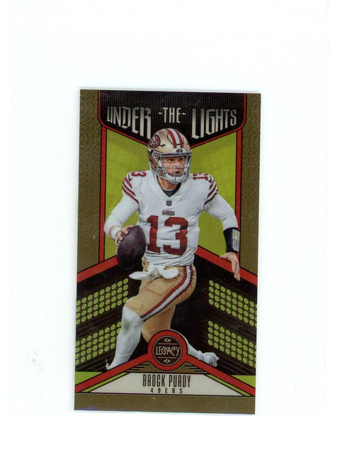 2023 Panini Legacy #UL-BPU Brock Purdy Under the Lights Bronze Mini /75
