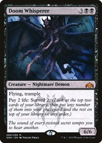 MTG Guilds of Ravnica Doom Whisperer