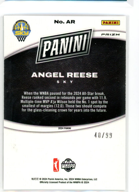 2024 Panini Black Friday #AR Angel Reese Silver Vinyl Prizm /99