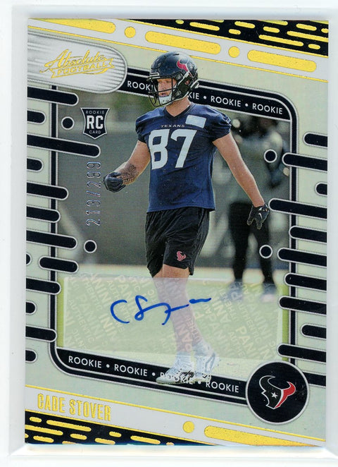 2024 Panini Absolute #185 Cade Stover Rookie Auto /299