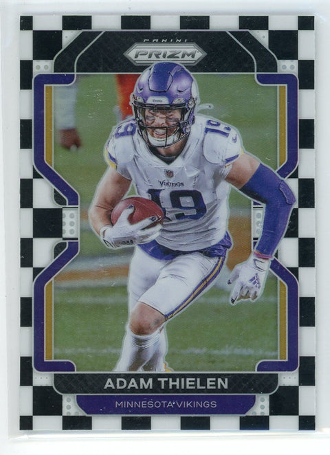 2021 Panini Prizm #126 Adam Thielen Black and White Checker