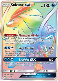 Pokemon SM - Lost Thunder Suicune GX (Secret)