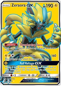 Pokemon SM - Lost Thunder Zeraora GX (Full Art)