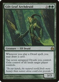 MTG Morningtide Gilt-Leaf Archdruid