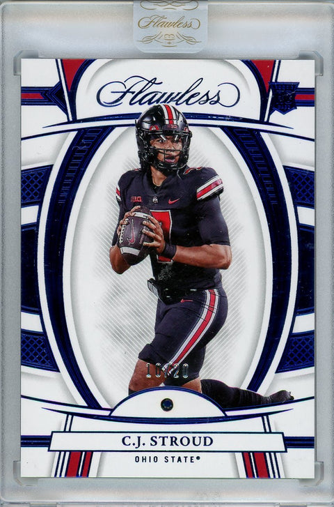 2023 Panini Flawless #41 C.J. Stroud Encased Sapphire /20