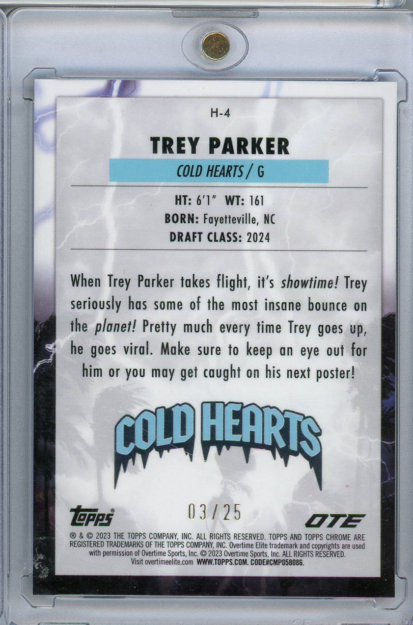 2023 Topps Chrome OTE #H-4 Trey Parker /25