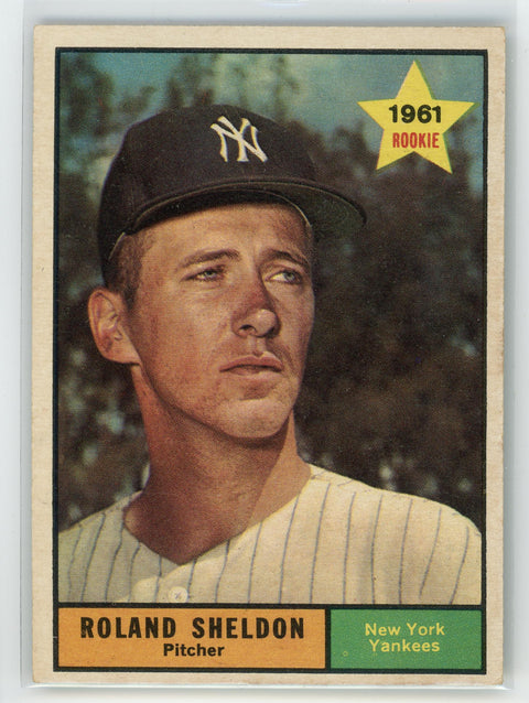 1961 Topps #541 Roland Sheldon