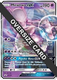 pokemon Jumbo Cards Mewtwo GX - SM196