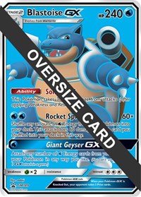 pokemon Jumbo Cards Blastoise GX - SM189 (Black Star Promos)