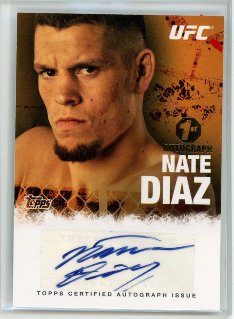 2010 Topps UFC #FA-ND Nate Diaz Autograph