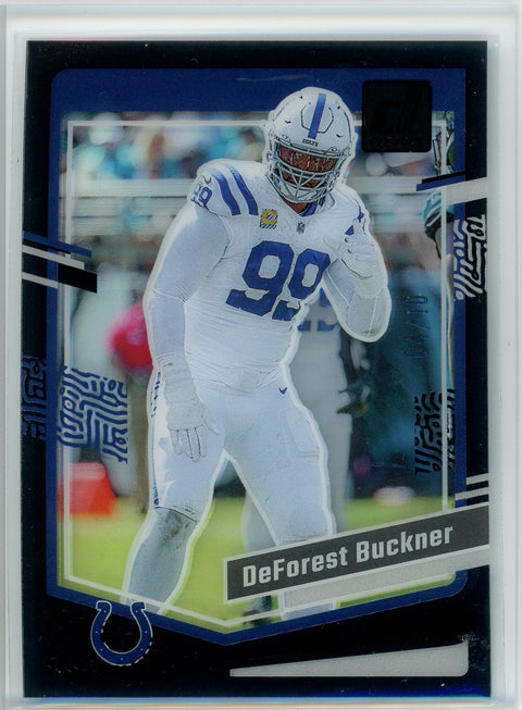 2023 Clearly Donruss #22 DeForest Buckner Black #/10