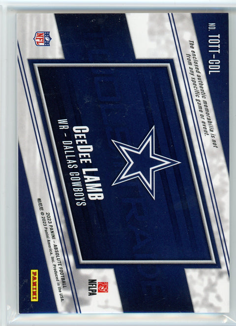 2023 Panini Absolute #TOTT-CDL CeeDee Lamb Tools Of The Trade Patch /249