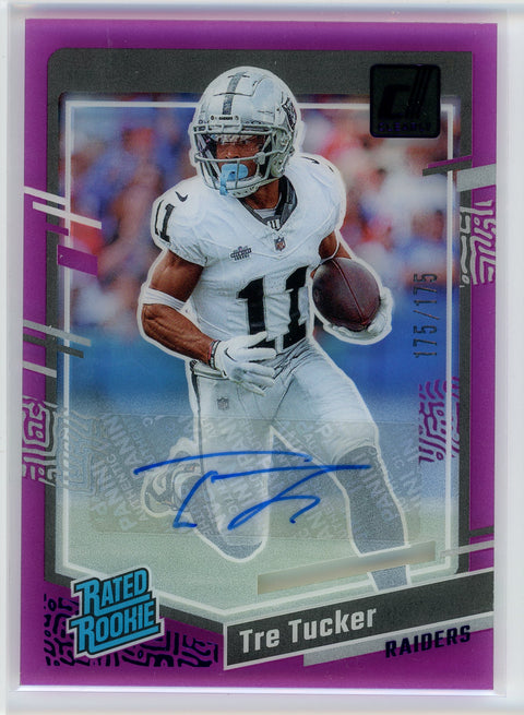 2023 Clearly Donruss #87 Tre Tucker Purple /175