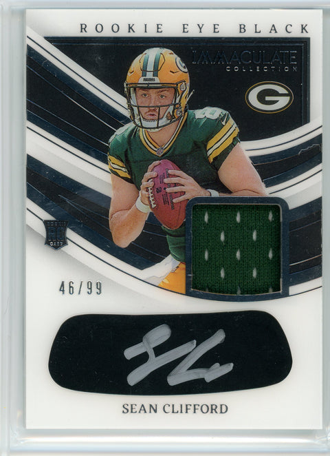 2023 Panini Immaculate #REBJ-SCD Sean Clifford Rookie Eye Black Jersey /99