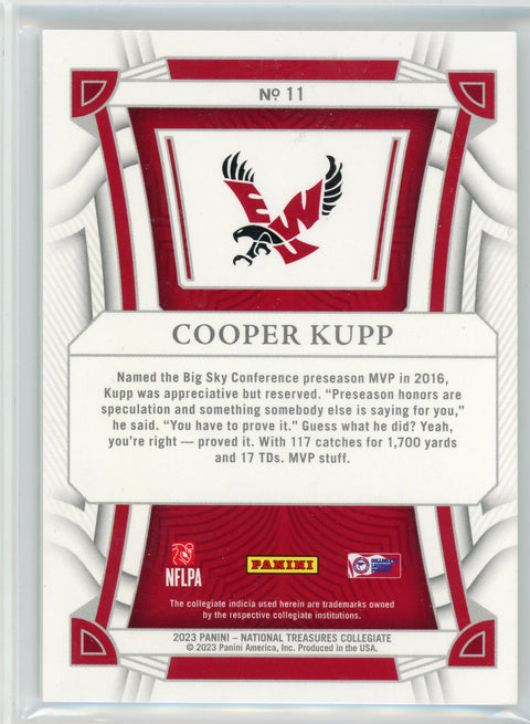 2023 National Treasures Collegiate #11 Cooper Kupp /99