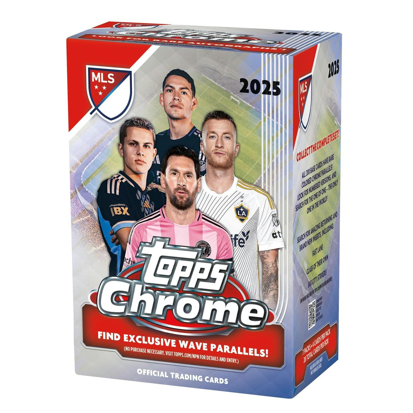 2025 Topps MLS Major League Soccer Chrome Blaster Box