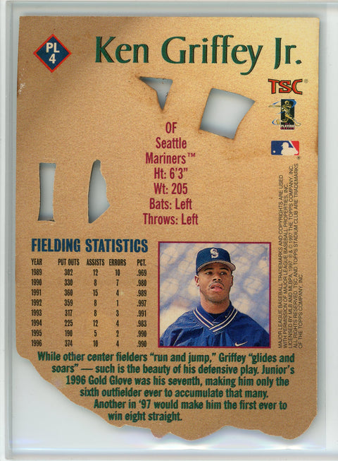 1997 Stadium Club #PL5 Greg Maddux Patent Leather