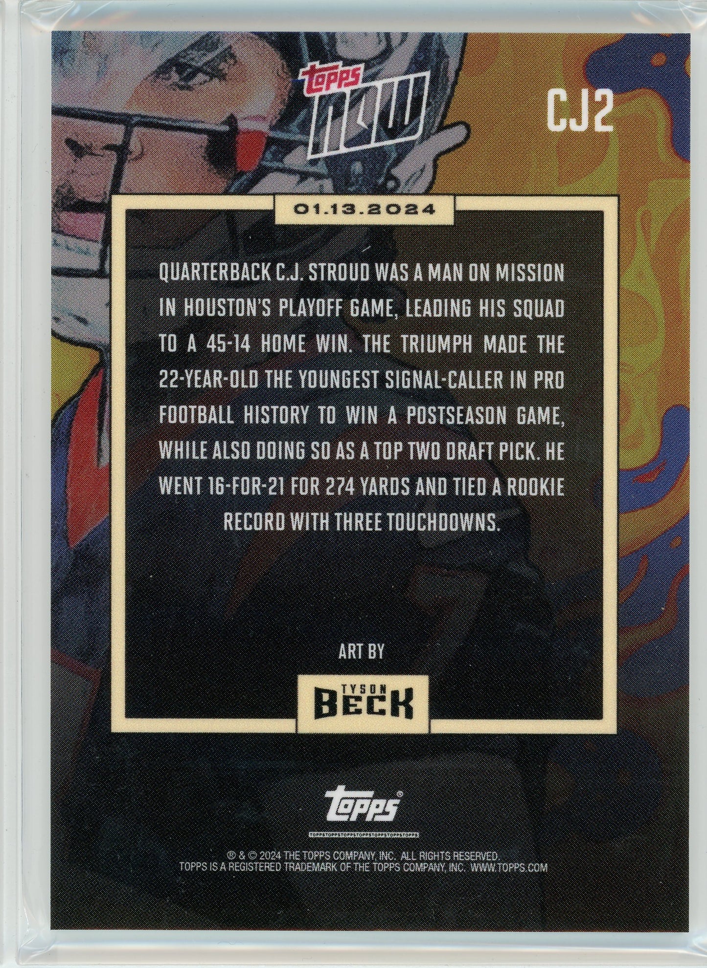 2024 Topps Now #CJ2 CJ Stroud