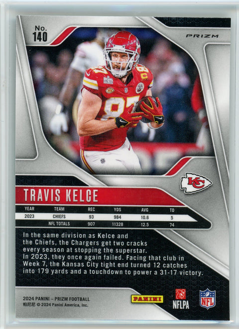 2024 Panini Prizm #140 Travis Kelce Green Wave