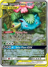 pokemon SM Promos Venusaur & Snivy GX - SM229