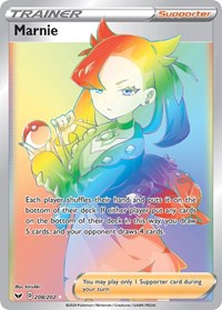 Pokemon SWSH01: Sword & Shield Base Set Marnie (Secret)