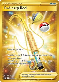 pokemon SWSH01: Sword & Shield Base Set Ordinary Rod (Secret)