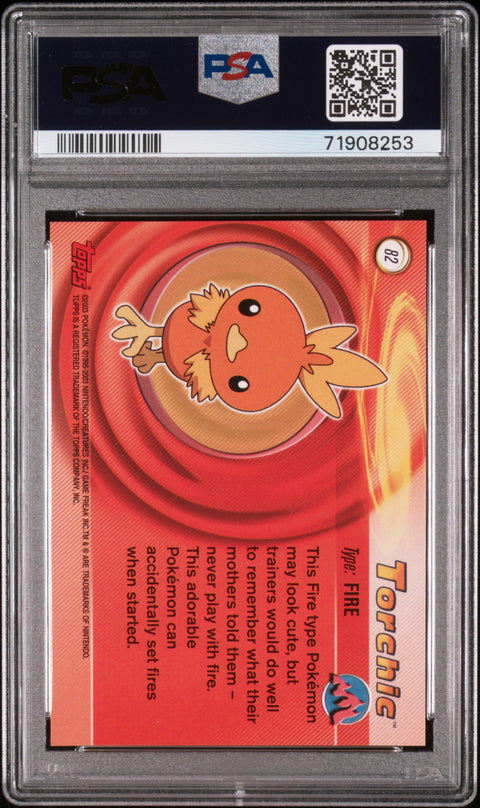 2003 Topps Pokemon Advanced #82 Torchic Advanced PSA 9